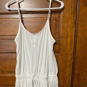 White Short Romper XXL